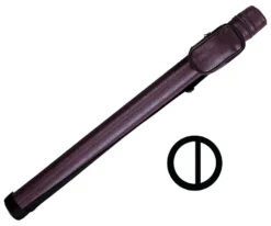 Action 1 Butt 2 Shaft Hard Case -Billiards Supplies Shop acrnd burgundy
