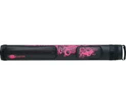 Athena Pink Tribal Rose 2 Butt 2 Shaft Hard Case -Billiards Supplies Shop athc01 cat