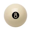 Reversed White 8 Ball -Billiards Supplies Shop bb8bw 01