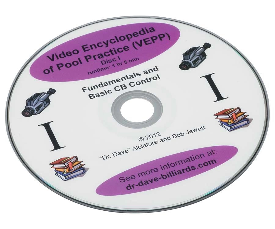 Video Encyclopedia Of Pool Practice - Disc 1 - Fundamentals And Basic Cue Ball Control 3 Video Encyclopedia Of Pool Practice - Disc 1 - Fundamentals And Basic Cue Ball Control