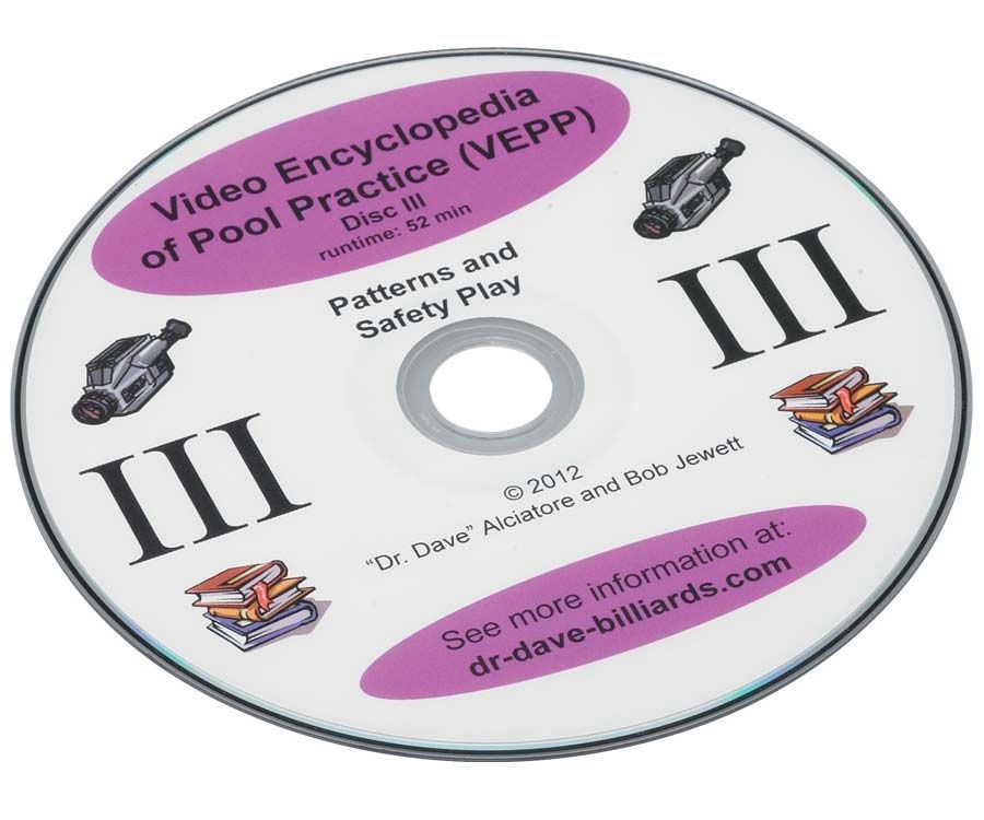 Video Encyclopedia Of Pool Practice - Disc 3 Patterns And Safety Play 3 Video Encyclopedia Of Pool Practice - Disc 3 Patterns And Safety Play