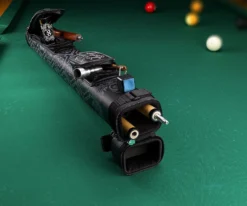 Eight Ball Mafia EBMC23A Skulls Bones & Money 2 Butt 3 Shaft Hard Case -Billiards Supplies Shop ebmc23a 01 1
