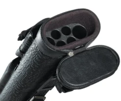 Elite Leatherette 2 Butt 4 Shaft Hard Case -Billiards Supplies Shop eccp24 open 1