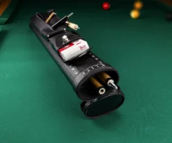 Elite Prime 2 Butt 2 Shaft Hard Case 9 Elite Prime 2 Butt 2 Shaft Hard Case -Billiards Supplies Shop ecp22 black 01