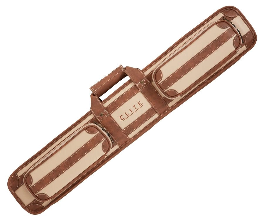 Elite 4x8 Vintage Vinyl Soft Cue Case Chestnut 4 Elite 4x8 Vintage Vinyl Soft Cue Case Chestnut - Image 2