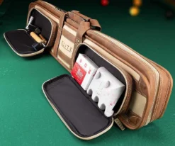 Elite 4x8 Vintage Vinyl Soft Cue Case Black 12 Elite 4x8 Vintage Vinyl Soft Cue Case Black -Billiards Supplies Shop ecvs48 chestnut 01 3
