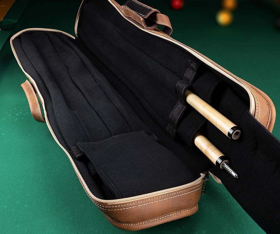 Elite 4x8 Vintage Vinyl Soft Cue Case Black 8 Elite 4x8 Vintage Vinyl Soft Cue Case Black - Image 6