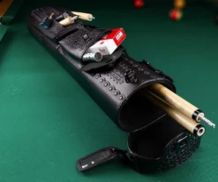 Instroke Southwest 3 Butt 7 Shaft Leather Case -Billiards Supplies Shop issw37 black 01