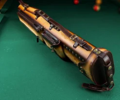 Instroke Tooled 3 Butt 5 Shaft Leather Case -Billiards Supplies Shop ist35 rust 03