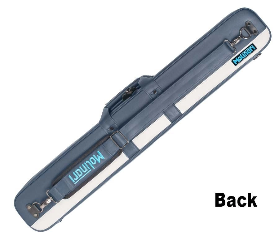 Molinari 2 Butt 4 Shaft Navy Flat Cue Case 3 Molinari 2 Butt 4 Shaft Navy Flat Cue Case