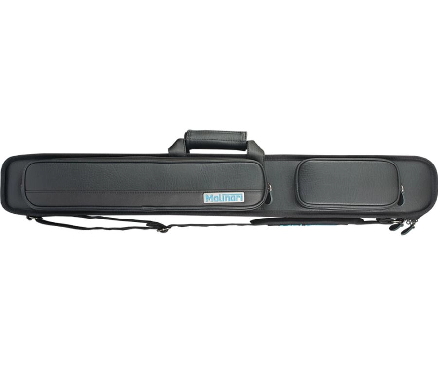 Molinari 2 Butt 4 Shaft Black Hybrid Cue Case 3 Molinari 2 Butt 4 Shaft Black Hybrid Cue Case