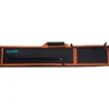 Molinari 2 Butt 4 Shaft Black/Orange Soft Cue Case -Billiards Supplies Shop mlcs24 orange cat