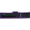 Molinari 2 Butt 4 Shaft Black/Purple Soft Cue Case -Billiards Supplies Shop mlcs24 purple cat