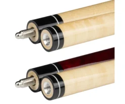 Economy Two-Piece Pool Cue Bundle (4 House Cues Set) -Billiards Supplies Shop pdeco joints
