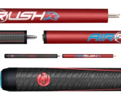 Predator Air Rush Red Revenge With Wrap -Billiards Supplies Shop prearuw red 01 1 1