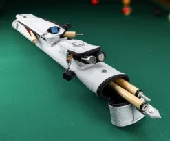 QKS Ray 2 Butt 2 Shaft Hard Case -Billiards Supplies Shop qks03 grey 01