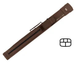 QKS Artillery 2 Butt 3 Shaft Hard Case -Billiards Supplies Shop qks04 brown 01