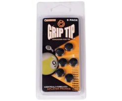 Spinster Grip-Tip Chalkless Cue Tip 5 Spinster Grip-Tip Chalkless Cue Tip -Billiards Supplies Shop qtsgt 14mm 01