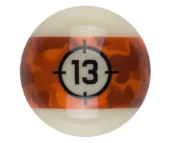 Aramith Camo Single Replacement Balls -Billiards Supplies Shop rbcam 13ball 01