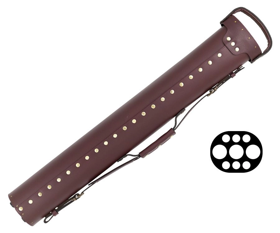 Tango Angus Burgundy 3 Butt 6 Shaft Hard Case 4 Tango Angus Burgundy 3 Butt 6 Shaft Hard Case - Image 2