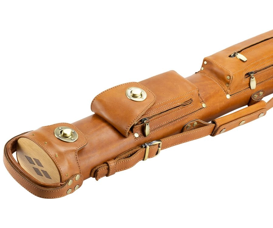 Tango Pampa Tan 2 Butt 2 Shaft Leather Cue Case 5 Tango Pampa Tan 2 Butt 2 Shaft Leather Cue Case - Image 3
