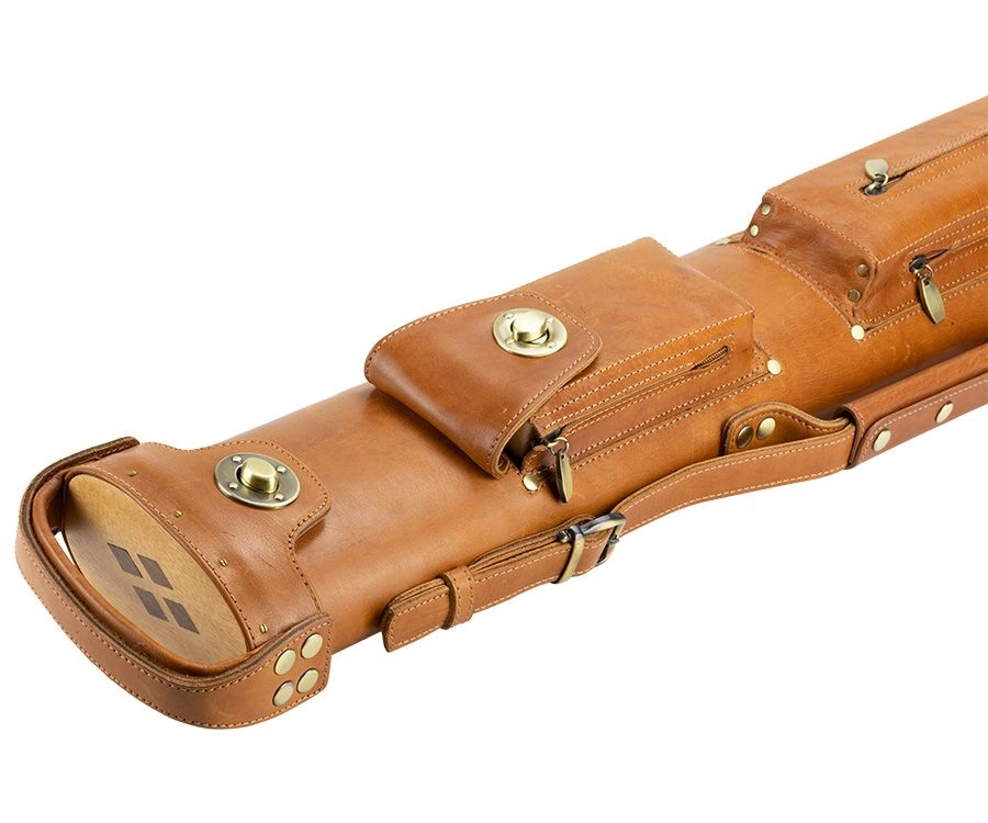 Tango Pampa Tan 2 Butt 4 Shaft Leather Cue Case 5 Tango Pampa Tan 2 Butt 4 Shaft Leather Cue Case - Image 3
