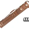 Tango Pampa Chestnut 3 Butt 5 Shaft Leather Cue Case -Billiards Supplies Shop tapm35 chestnut 01