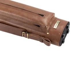Tango Pampa Chestnut 3 Butt 5 Shaft Leather Cue Case -Billiards Supplies Shop tapm35 chestnut 04