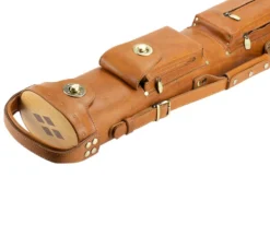 Tango Pampa Tan 3 Butt 5 Shaft Leather Cue Case -Billiards Supplies Shop tapm35 tan 03