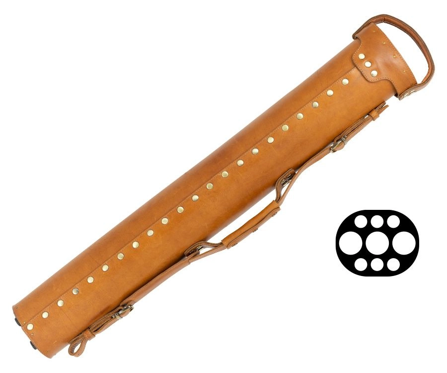 Tango Pampa Tan 3 Butt 6 Shaft Leather Cue Case 4 Tango Pampa Tan 3 Butt 6 Shaft Leather Cue Case - Image 2