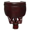 Burgundy Shield Leather Pocket Set (Set Of 6) -Billiards Supplies Shop tppk08 01 3